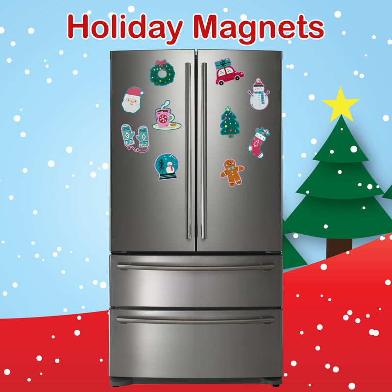 HOLIDAY MAGNETS - 5 PACK